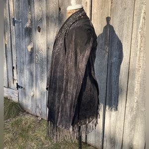 Fringy! Blingy! Stone-washy! Westerny! VOCAL cardigan, S